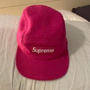 Supreme tweed pink hat